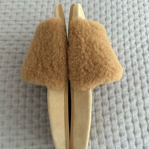 Jenni Kayne shearling slides sandals